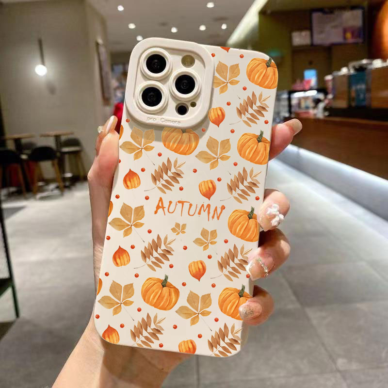 Autumn Maple Leaves Pumpkin Pa - огляд і ціна Phone Cases Xiaomi 15