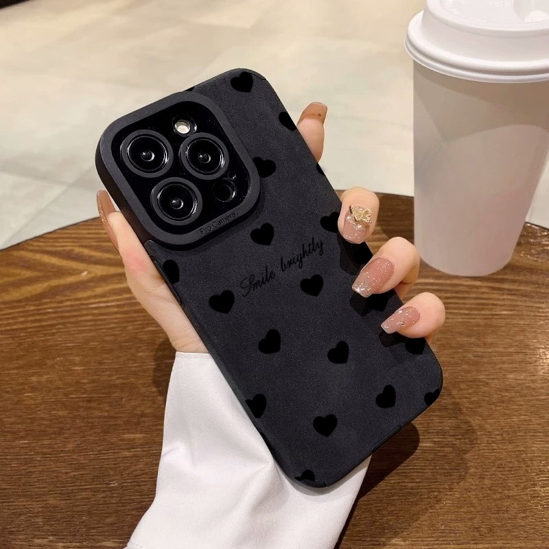 New Luxury Black Love Heart Ph - огляд і ціна Phone Cases Xr Iphone
