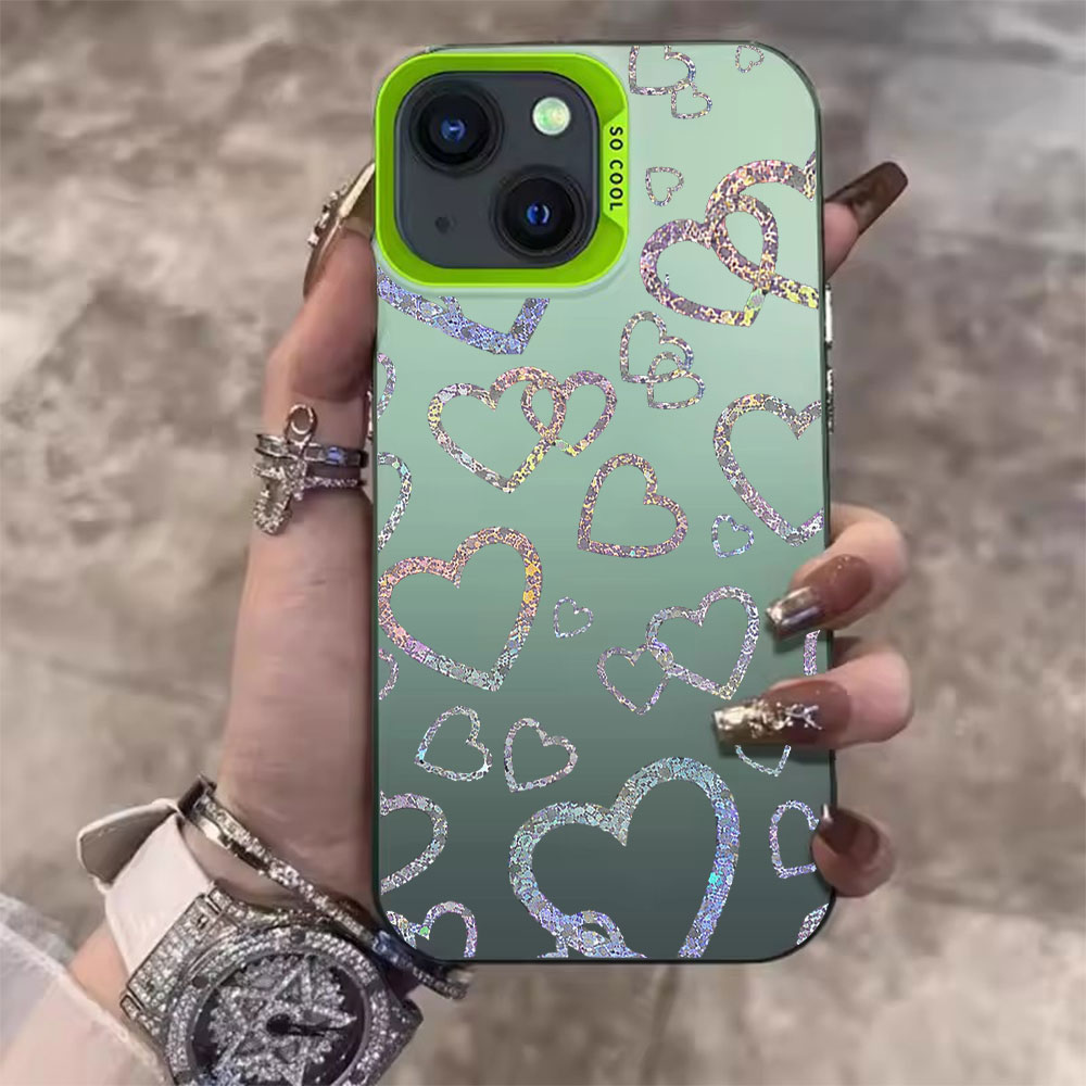 Colorful Heart Print Case For  - огляд і ціна Phone Cases For Iphone 16