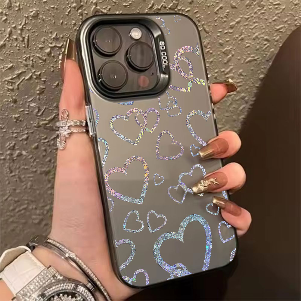 Colorful Heart Print Case For  - огляд і ціна Phone Cases For Iphone 16