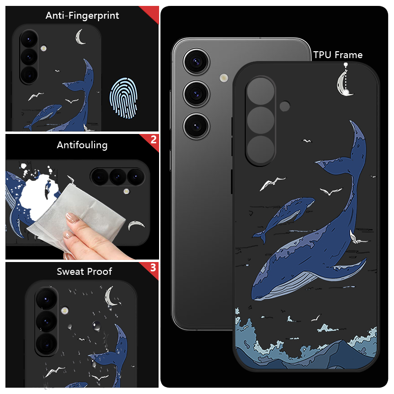 Whales Phone Case For Samsung  - огляд і ціна Phone Cases Galaxy A16 5G