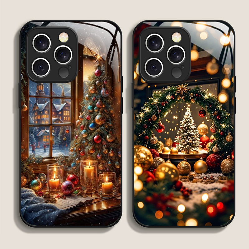Christmas Tree Gift Snowy Town - огляд і ціна Phone Cases Xr Iphone