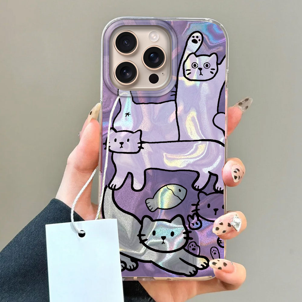 Purple Line Cat Fish Water Tex - огляд і ціна Phone Cases Xr Iphone