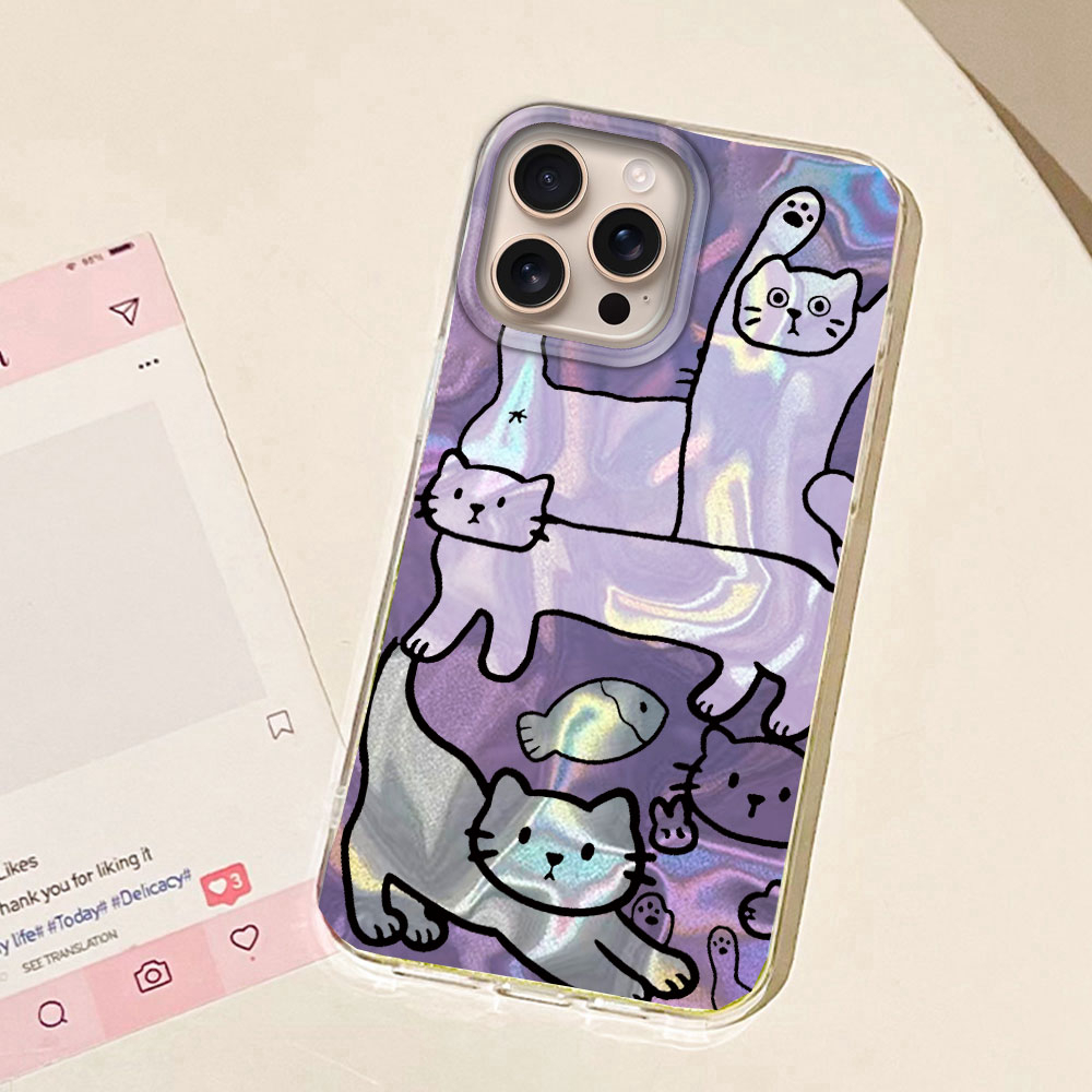 Purple Line Cat Fish Water Tex - огляд і ціна Phone Cases Xr Iphone